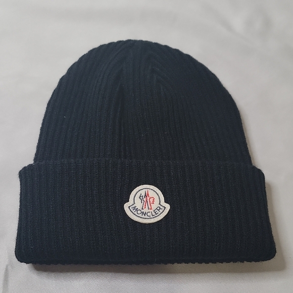 Moncler Other - Moncler Black Knit Beanie